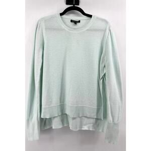 Banana Republic Pima Cotton Cashmere Sweater Women's L Seafoam Green